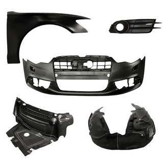 TruParts® - 5-Piece (Front Bumper Cover, Front Passenger Side Fender, Front Passenger Side Fender Liner Rear Section, Front Passenger Side Fender Liner Front Section, Front Passenger Side Fog Light Bezel) (Standard Line)