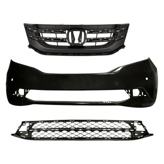 TruParts® - 3-Piece (Front Bumper Cover, Grille, Front Bumper Grille) (Standard Line)