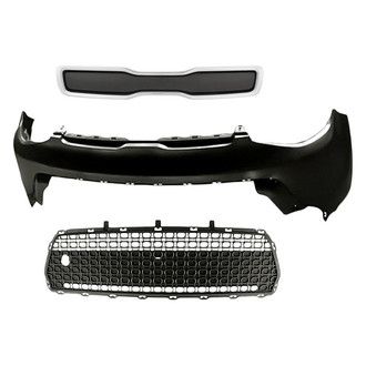 TruParts® - 3-Piece (Front Upper Bumper Cover, Grille, Front Bumper Grille) (Standard Line)