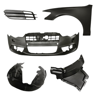 TruParts® - 5-Piece (Front Bumper Cover, Front Driver Side Fender, Front Driver Side Fender Liner Rear Section, Front Driver Side Fender Liner Front Section, Front Driver Side Fog Light Cover) (Standard Line)