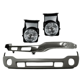 TruParts® - 4-Piece (Front Lower Bumper Cover, Front Bumper Face Bar, Driver and Passenger Side Fog Light) (Standard Line)
