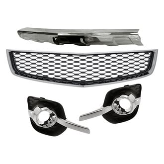TruParts® - 4-Piece (Lower Grille, Front Lower Bumper Cover Molding, Front Inner and Outer Fog Light Bezel) (Standard Line)
