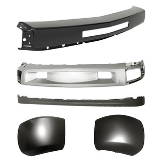 TruParts® - 5-Piece (Front Bumper Face Bar, Front Bumper Deflector, Front Bumper Deflector Extension, Front Inner and Outer Bumper End) (Standard Line)