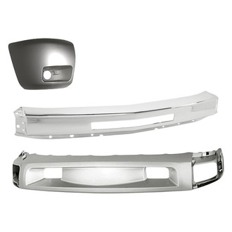 TruParts® - 3-Piece (Front Bumper Face Bar, Front Bumper Deflector, Front Driver Side Bumper End) (Standard Line)