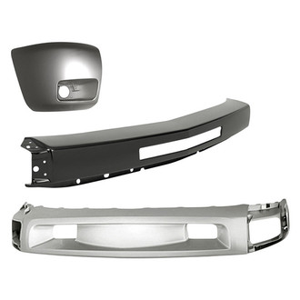 TruParts® - 3-Piece (Front Bumper Face Bar, Front Bumper Deflector, Front Driver Side Bumper End) (Standard Line)