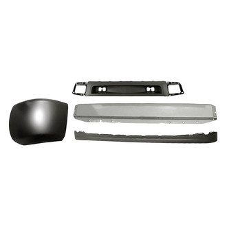TruParts® - 4-Piece (Front Bumper Reinforcement, Front Bumper Air Deflector, Front Bumper Deflector Extension, Front Driver Side Bumper End) (Standard Line)
