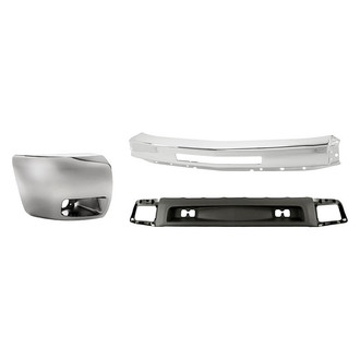 TruParts® - 3-Piece (Front Bumper Face Bar, Front Bumper Air Deflector, Front Passenger Side Bumper End) (Standard Line)
