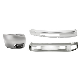 TruParts® - 3-Piece (Front Bumper Face Bar, Front Bumper Deflector, Front Passenger Side Bumper End) (Standard Line)