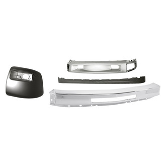 TruParts® - 4-Piece (Front Bumper Face Bar, Front Bumper Deflector, Front Bumper Deflector Extension, Front Passenger Side Bumper End) (Standard Line)