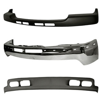 TruParts® - 3-Piece (Front Bumper Face Bar, Front Bumper Air Deflector, Front Upper Bumper Valance) (Standard Line)
