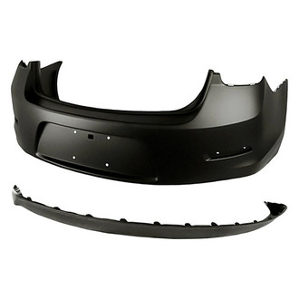 TruParts® - 2-Piece (Rear Bumper Cover, Rear Lower Bumper Valance) (Standard Line)
