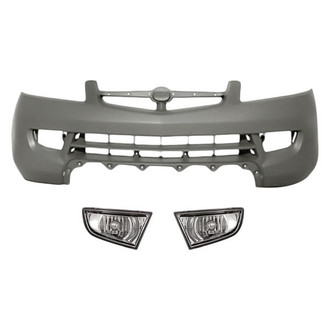 TruParts® - 3-Piece (Front Bumper Cover, Driver and Passenger Side Fog Light Lens and Housing) (Standard Line)