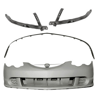 TruParts® - 4-Piece (Front Bumper Cover, Front Bumper Spoiler, Front Inner and Outer Bumper Bracket) (Standard Line)