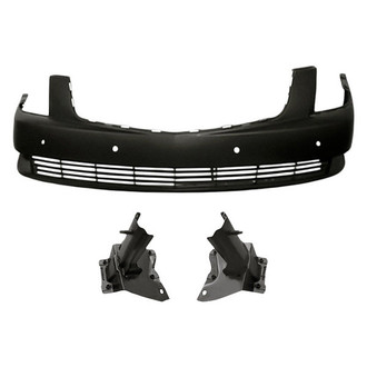 TruParts® - 3-Piece (Front Bumper Cover, Front Inner and Outer Bumper Impact Bar Bracket) (Standard Line)