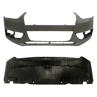TruParts® - 2-Piece (Front Bumper Cover, Front Lower Driver Side Bumper Splash Shield) (Standard Line)