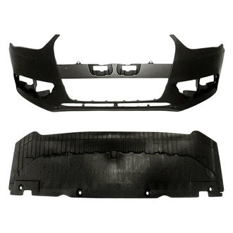 TruParts® - 2-Piece (Front Bumper Cover, Front Lower Driver Side Bumper Splash Shield) (Standard Line)