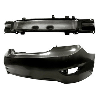 TruParts® - 2-Piece (Rear Bumper Cover, Rear Bumper Reinforcement) (Standard Line)