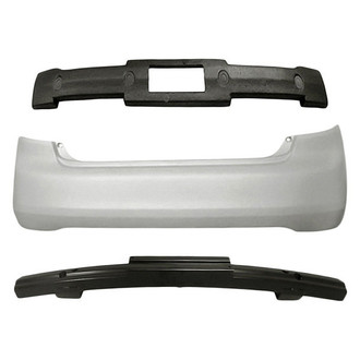 TruParts® - 3-Piece (Rear Bumper Cover, Rear Bumper Impact Bar, Rear Bumper Absorber) (Standard Line)