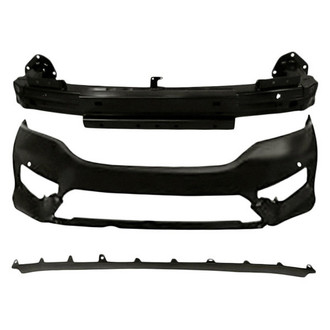 TruParts® - 3-Piece (Front Bumper Cover, Front Lower Bumper Spoiler, Front Bumper Reinforcement) (Standard Line)