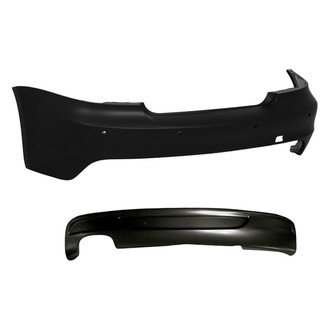 TruParts® - 2-Piece (Rear Bumper Cover, Rear Bumper Valance) (Standard Line)