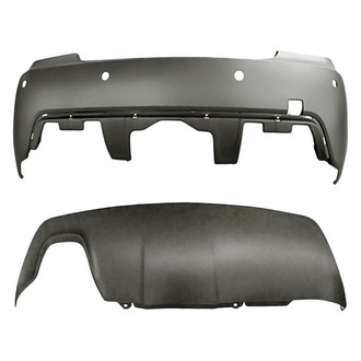 TruParts® - 2-Piece (Rear Bumper Cover, Rear Lower Bumper Valance) (Standard Line)