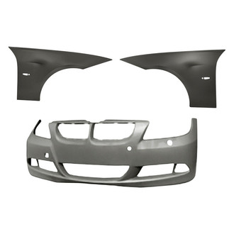 TruParts® - 3-Piece (Front Bumper Cover, Front Driver and Passenger Side Fender) (Standard Line)