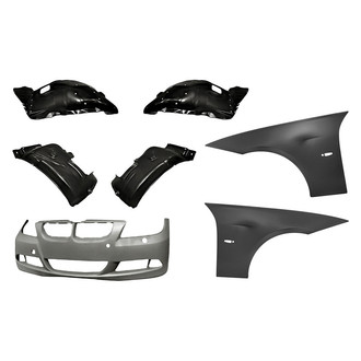 TruParts® - 7-Piece (Front Bumper Cover, Front Driver and Passenger Side Fender, Front Driver and Passenger Side Fender Liner Front Section, Front Driver and Passenger Side Fender Liner Rear Section) (Standard Line)