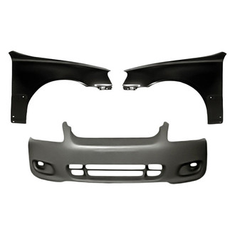 TruParts® - 3-Piece (Front Bumper Cover, Front Driver and Passenger Side Fender) (Standard Line)