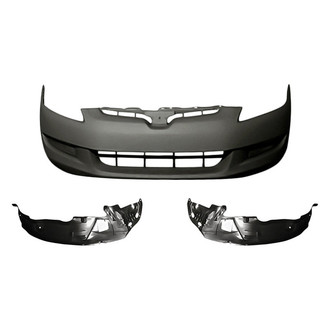 TruParts® - 3-Piece (Front Bumper Cover, Front Driver and Passenger Side Fender Liner) (Standard Line)