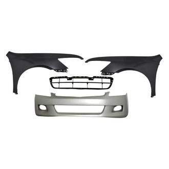 TruParts® - 4-Piece (Front Bumper Cover, Front Driver and Passenger Side Fender, Front Lower Bumper Grille) (Standard Line)