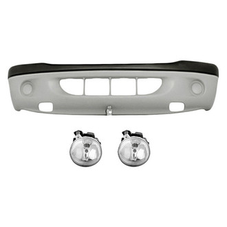 TruParts® - 3-Piece (Front Bumper Cover, Driver and Passenger Side Fog Light) (Standard Line)