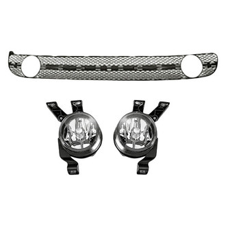 TruParts® - 3-Piece (Driver and Passenger Side Fog Light, Front Lower Center Bumper Grille) (Standard Line)