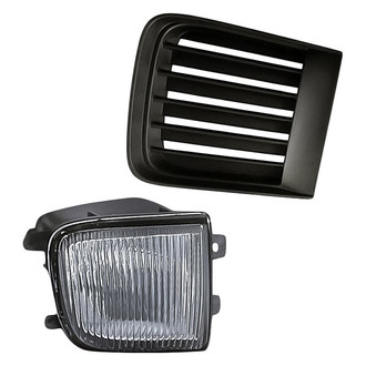 TruParts® - 2-Piece (Passenger Side Fog Light, Front Passenger Side Fog Light Cover) (Standard Line)