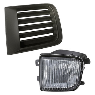 TruParts® - 2-Piece (Driver Side Fog Light, Front Driver Side Fog Light Cover) (Standard Line)