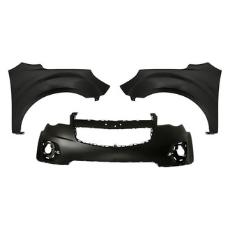 TruParts® - 3-Piece (Front Upper Bumper Cover, Front Driver and Passenger Side Fender) (Standard Line)