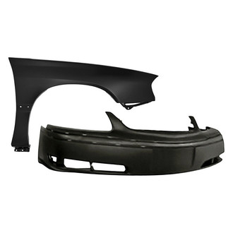 TruParts® - 2-Piece (Front Bumper Cover, Front Passenger Side Fender) (Standard Line)