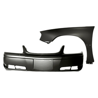 TruParts® - 2-Piece (Front Bumper Cover, Front Driver Side Fender) (Standard Line)