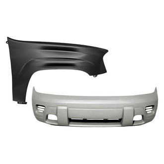 TruParts® - 2-Piece (Front Bumper Cover, Front Passenger Side Fender) (Standard Line)