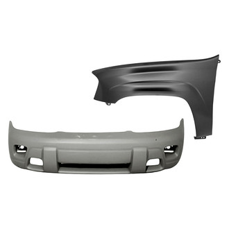 TruParts® - 2-Piece (Front Bumper Cover, Front Driver Side Fender) (Standard Line)