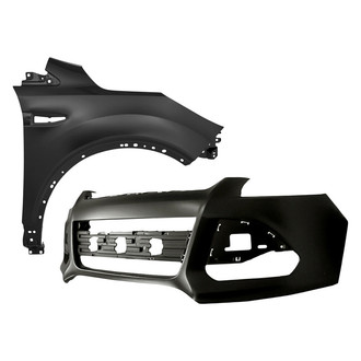 TruParts® - 2-Piece (Front Bumper Cover, Front Passenger Side Fender) (Standard Line)