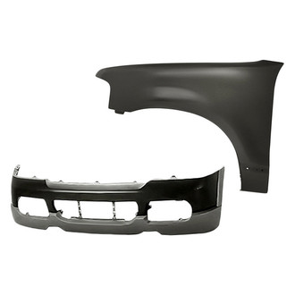 TruParts® - 2-Piece (Front Lower Bumper Cover, Front Driver Side Fender) (Standard Line)