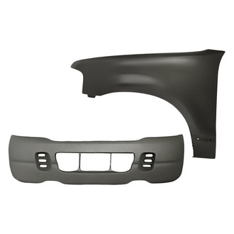 TruParts® - 2-Piece (Front Bumper Cover, Front Driver Side Fender) (Standard Line)