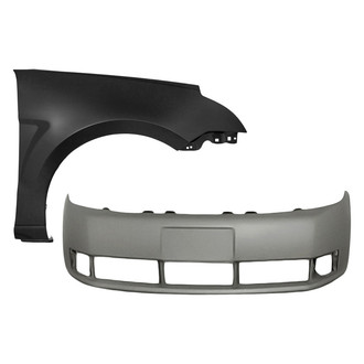 TruParts® - 2-Piece (Front Bumper Cover, Front Passenger Side Fender) (Standard Line)