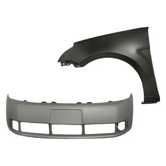 TruParts® - 2-Piece (Front Bumper Cover, Front Driver Side Fender) (Standard Line)