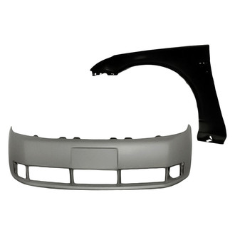 TruParts® - 2-Piece (Front Bumper Cover, Front Driver Side Fender) (Standard Line)