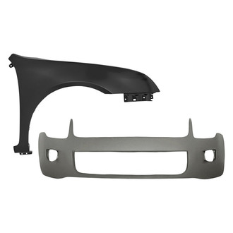 TruParts® - 2-Piece (Front Bumper Cover, Front Passenger Side Fender) (Standard Line)