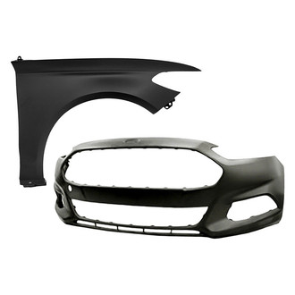 TruParts® - 2-Piece (Front Bumper Cover, Front Passenger Side Fender) (Standard Line)