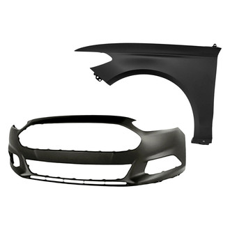 TruParts® - 2-Piece (Front Bumper Cover, Front Driver Side Fender) (Standard Line)
