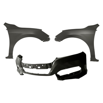 TruParts® - 3-Piece (Front Bumper Cover, Front Driver and Passenger Side Fender) (Standard Line)