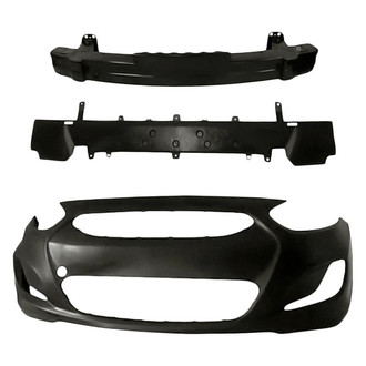TruParts® - 3-Piece (Front Bumper Cover, Front Bumper Reinforcement, Front Bumper Absorber) (Standard Line)